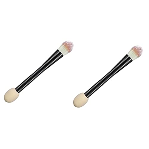 IWOWHERO 2pcs Makeup Brush Set Foundation Concealer Powder Liquid Foundation Brush Perfect Present