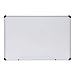 Universal 43723 Dry Erase Board, Melamine, 36 x 24, White, Black/Gray Aluminum/Plastic Frame