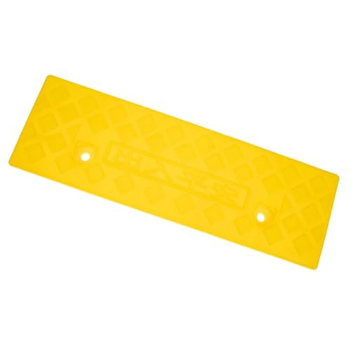 SWETRACE 2 Piezas Bordillo Caucho Resistente Alfombrilla Antideslizante para Entrada Coche y Scooter Protección Cable Instalación Rápida y Duradera para Uso Residencial y Comercial