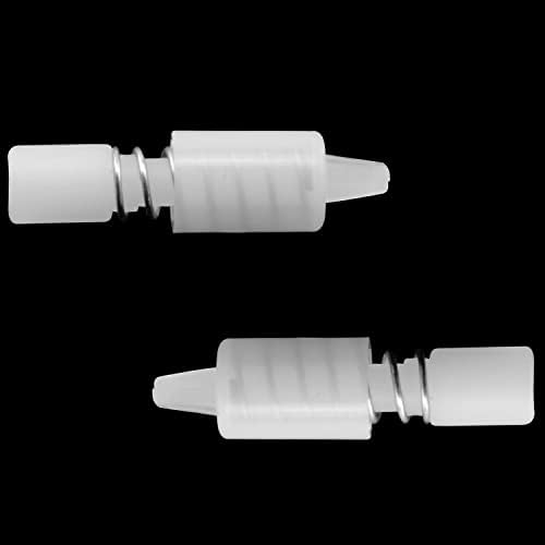 PSCCO 50PCS Heatsink Spring Rivet Fastener Push Pin Mounting Screw Socket Cooler Mount Pin White Plastic Mounting Clip for PC CPU VGA Card Chipset Cooling Fan Cooler Accessories