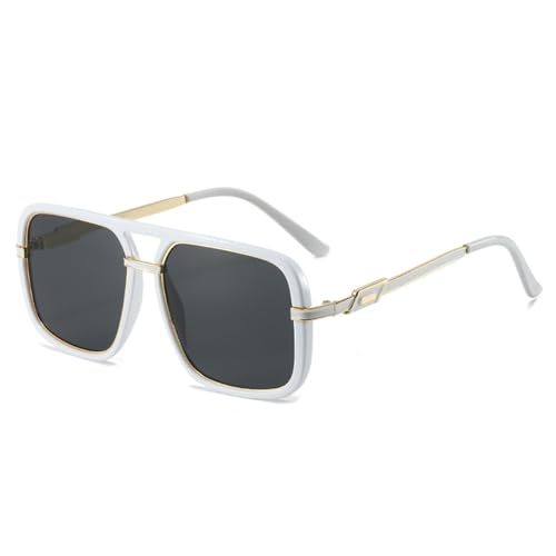 Lunettes de soleil Steampunk Vintage MUTYNE en métal rétro classique UV400 taille unique C7