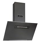 Kaiser AT 6402 ECO LaPerleNoire Dunstabzugshaube 60cm kopffreihaube Wandhaube Moire Glas in Graphitgrau 850m³/h,Flüsterleise, Ambient Light,Abluft/Umluft,inkl. Umluftset