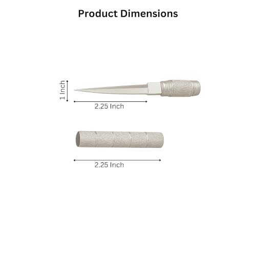 Image of Machado Compact Stainless Steel Kitchen Paring Knife with Detachable Handle | Portable Mini Box Opener for Daily Household & Office Use, Manual Open Design
