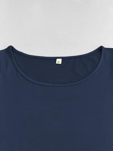 Image of Jar of Love Women's Summer Tops Short Sleeve Cold Shoulder Tops T-Shirts for Women Spring Summer Tops Loose Fit Tunic 2026