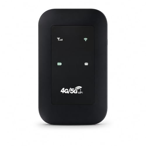 Roteador Móvel 4G LTE WiFi Portátil 150Mbps com Bateria e Chip | Internet Portátil e Móvel Desbloqueado | Modem Roteador até 10 Dispositivos para Viagem e Carro | 3G e USB