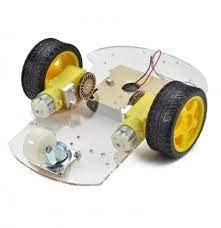 2WD-1 Mini Round Double-Deck Smart Robot Car Chassis DIY Kit