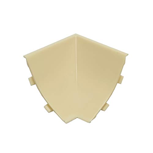 DQ-PP WINKELLEISTE INNENECKE – Marmor hell – 23 x 23mm – PVC – Küchenleiste Arbeitsplatte Abschlussleiste Leiste Küche Küchenabschlussleiste Wandabschlussleiste Tischplattenleisten