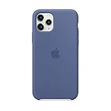 Apple iPhone 11 Pro Linen Blue Silicone Case - Slim Fit, Wireless Charging Compatible