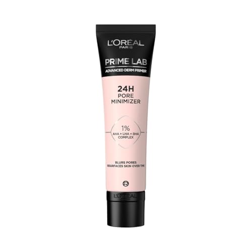 L'Oréal Paris Prime Lab, Primer Minimizzatore di Pori 24H Pore Minimizer, Trucco Più a Lungo, Pelle Più Levigata, 30 ml