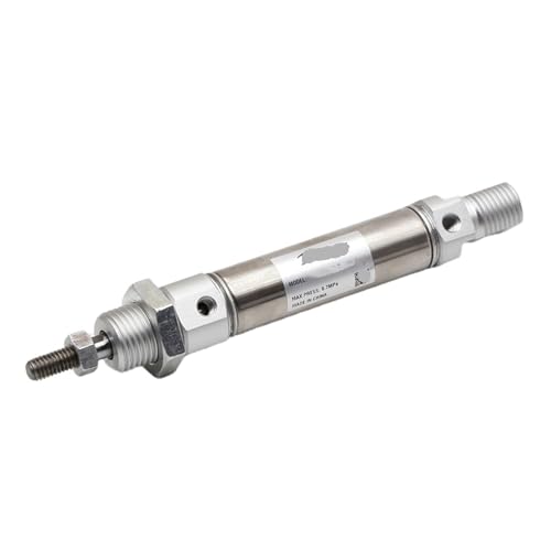 Cilindro neumático MI25X60SCA mini de acero inoxidable con carrera de 150mm 3
