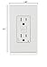Leviton Dual-Function AFCI/GFCI Outlet, 15 Amp, Self Test, Tamper-Resistant with LED Indicator Light, Protection from Both Electrical Shock and Electrical Fires in One Device, AGTR1-W, White