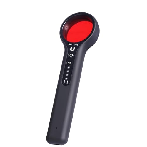Camera Detector, Hidden Spy Camera Finder, Bug Detectors for Hotel, Bathroom and Travel, GPS Tracker Wireless Signal Scanner, 4 Levels Sensitivity,Anti-Theft Ink