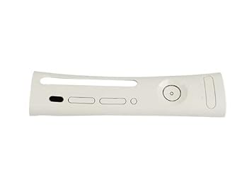 SZLG Faceplate Baffle Front Panel Case Cover Protective Shell for Xbox360 Fat Replacement White