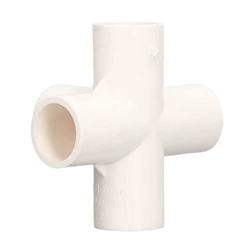 Codo PVC de 25 mm resistente a grietas con conexión de 5 vías para estructuras 7
