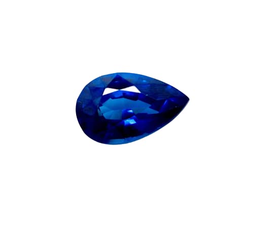 Kashmir Neelam Natural Blue Sapphire 11Carats Size 14 ~ 16mm Certified Neelam Ratna Loose Gemstone Tear Cut Faceted Blue Saphire Best For Ring Pendant And Making Beautiful Astrological Jewelry-image-39