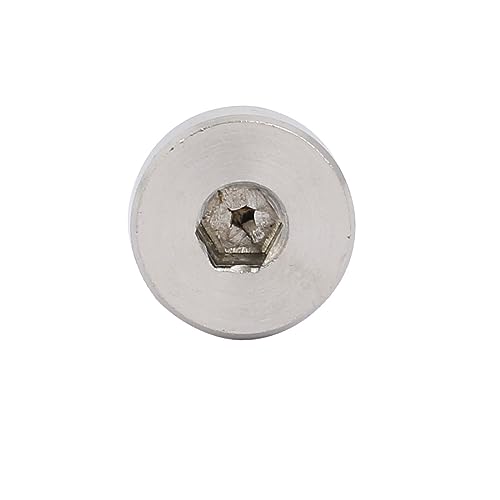 uxcell 304 Stainless Steel Hex Socket Shoulder Bolt 10mm Shoulder Dia 25mm Shoulder Length M8 Thread 5pcs by uxcell - Image 3