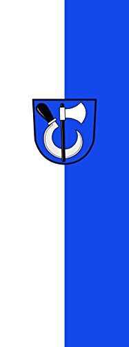 Drapeau Wilhelmsfeld anticouture déchirée grand pavillon vertical 6m² - 2