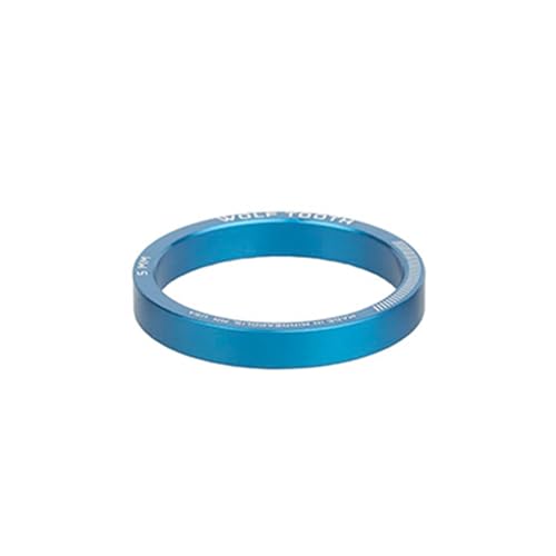 Wolf Tooth Components Headset Spacer Blue, 5Mm