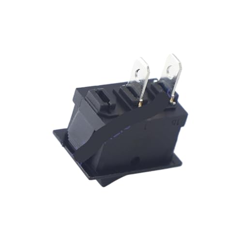 Interruptor KCD1-101 rectangular de 15x21 mm negro con 2 pines para proyectos eléctricos 2