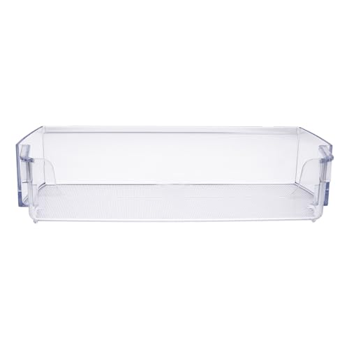 ensipart Türfach mitte kompatibel mit SAMSUNG DA63-07067A transparentes Abstellfach mitte für Kühlteil in Kühl-Gefrier-Kombination