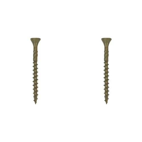 TIMCO C2 Decking Screw - GREEN TX20-4.5 x 50mm - Box 250 (Pack of 2)
