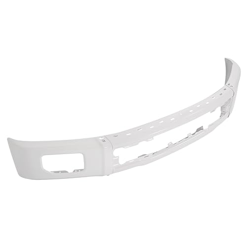 ALMULOO Front Bumper Face Bar Compatible with 2015 2016 2017 Ford F-150 with Fog Light Holes 3-Piece White Replacement for FO1002424