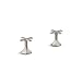 KOHLER 27010-3-BN Occasion Double-Control Deck-Mount Bathroom Faucet Handles, Bathroom Sink Faucet Handles, Vibrant Brushed Nickel