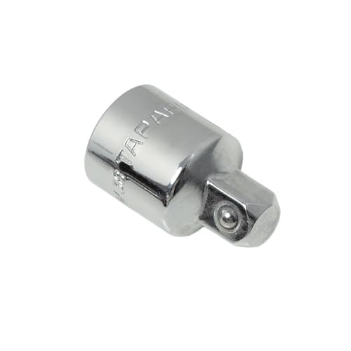 Image of Taparia AF12M38 Socket Adapter-Female 1 /2 inch to Male 3 /8 inch Square Drive Converter-35mm Length-Chrome Vanadium Steel Construction-Industrial, Automotive, Professional And DIY Applications