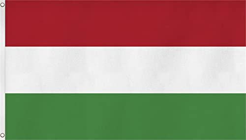 Normani Flagge mit zwei Metallösen zur Befestigung – 90 x 150 cm, Ungarn