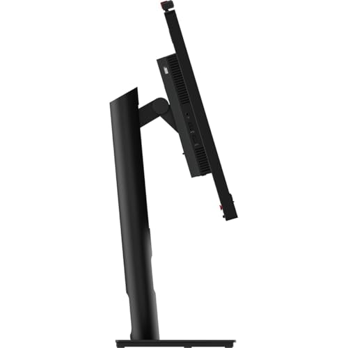 Image of Lenovo ThinkVision T24v-30 24 inch Class Webcam Full HD LCD Monitor - 16:9 - Raven Black