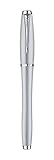 Parker Urban Fashion Stylo Roller Pointe Fine Attributs Chromés Argent