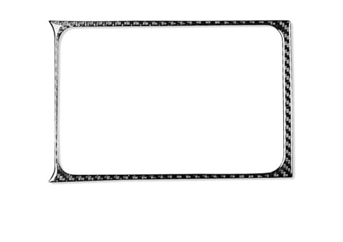 Cadre de porte-gobelet en fibre de carbone pour Golf 8 MK8 style luxe