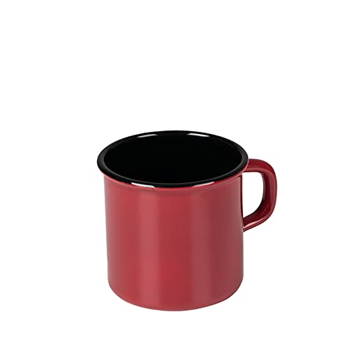 Riess, 0221-, Emaille Topf mit Bördel, Kaffeebecher, Durchmesser 8cm,...