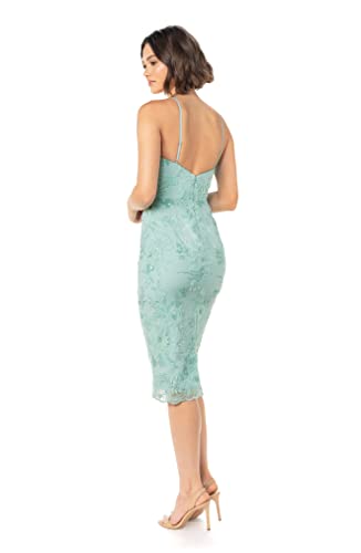 Image of Dress The Population Women's Josselyn Bodycon Midi Dress