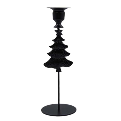 jebyltd Candele per Alberi Natale in Metallo Alto con Piede Alto Candelatavola Candelatura in Metallo