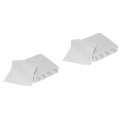 FRCOLOR 1 Juego Paño De Limpieza para Pulir Joyas Paños De Microfibra para Dar Brillo A Las Joyas Paño Limpiador para Pulir Plata Paño De Plata para Limpiar Joyas De 50 Piezas