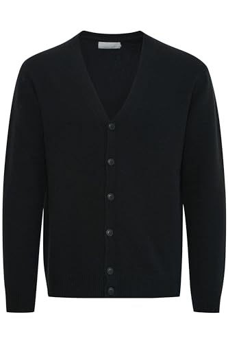Cardigan Casual Friday Cfkarl en laine pour homme couleur unie