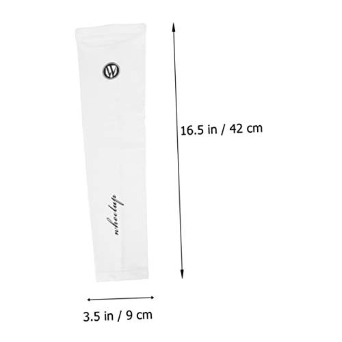 MUSISALY 1 Par De Mangas De Braço De Seda Gelada Mangas De De Braço Para Andar Mangas De Protetor So