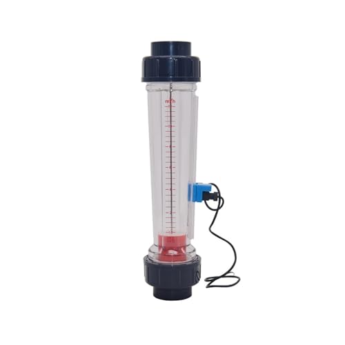 NURII Pipeline Plastic Tube Water Rotameter, LZS-40A, with Flow Alarm Switch Upper Or Lower Limit(1.2-12 m3PH)