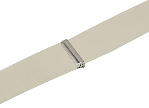 Doloise Men's Suspenders X Back 2 Inches Wide with Extra Heavy Clips Adjustable Braces for Men Suspender