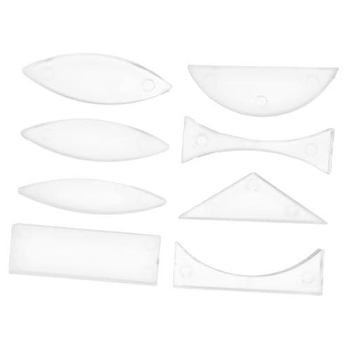 ULTECHNOVO 8pcs Optical Lens Set Acrylic Convex Concave Physics Optics Experiment Kit for Science Experiments for Boys and Girls and Classroom Demonstrations