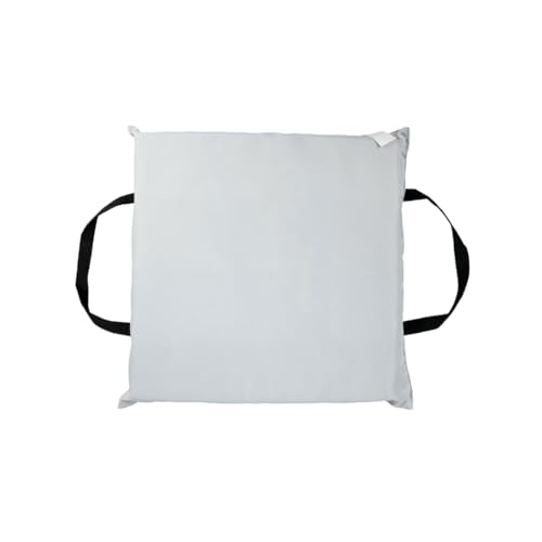 BLUESTORM Throwable Cushion - US Coast Guard (USCG) Approved Type 4 Basic Foam Cushion Preserver (White)