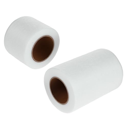Gogogmee 2 Piezas Unidades Película Adhesiva Termoadhesiva Doble Cara Ligera para Manualidades Pegamento Textil Activado por Calor para Coser y Fijar Dobladillos sin Costuras