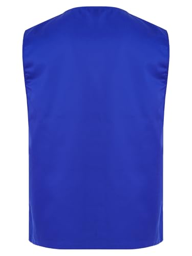 Kaerm Child Girls Boys Volunteer Uniforms Sleeveless V-neck Vest with Pockets Social Service Waistcoat2