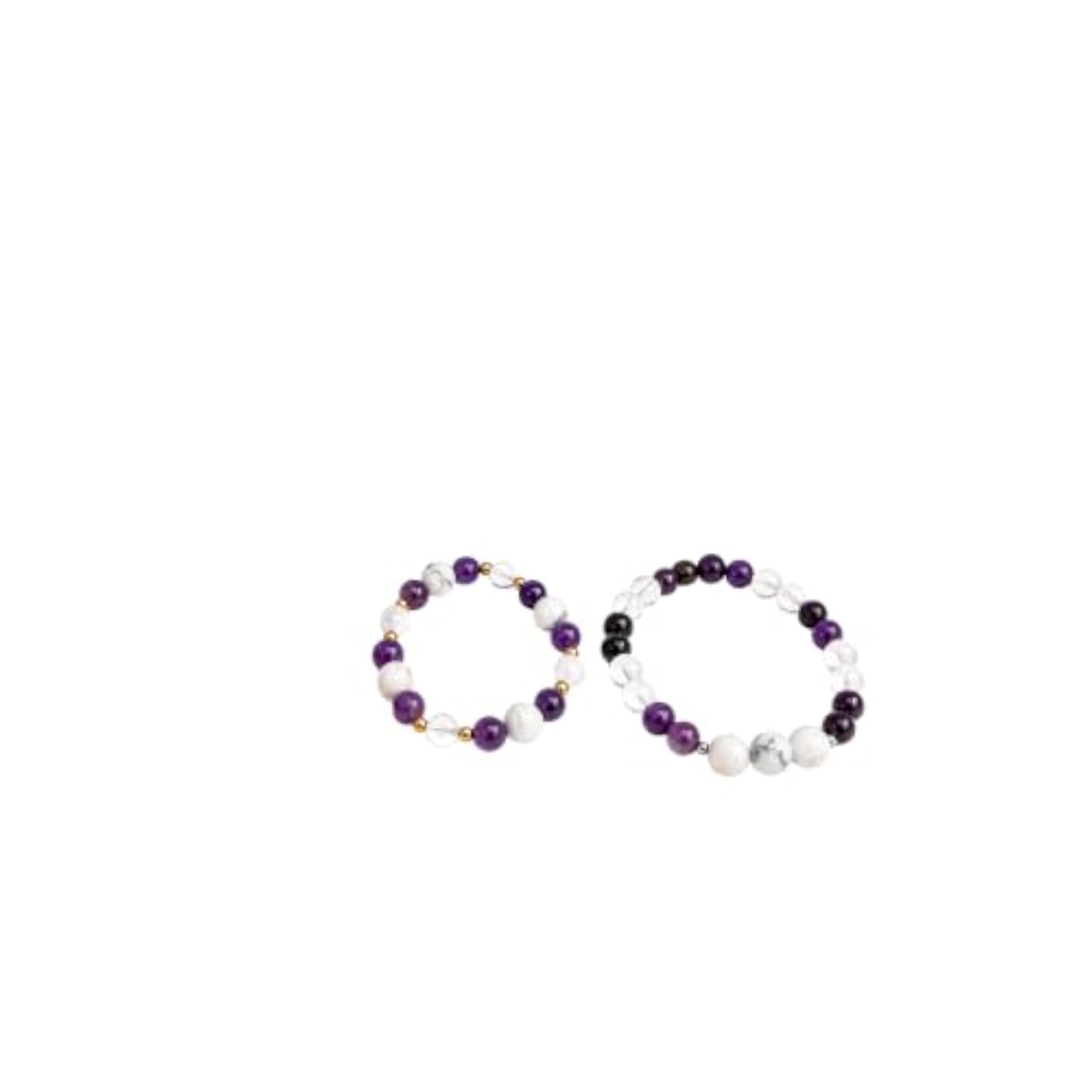 Sukoon Crystal Bracelet Set for Bhaiya Bhabhi