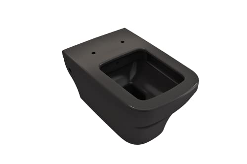 Bocchi Firenze Matte Black Wall-Hung Toilet Bowl #TOP2