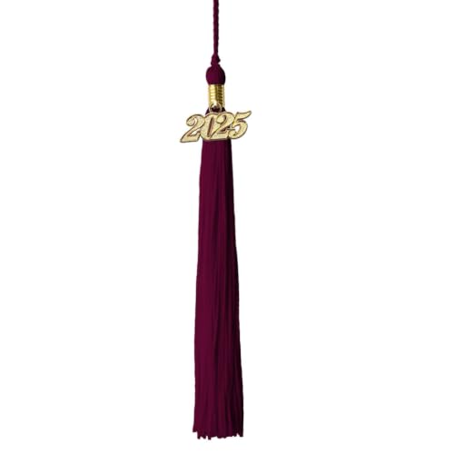 Class Act Graduation Graduation Tassel - Gold Charm - 1 Color, 2025, Maroon