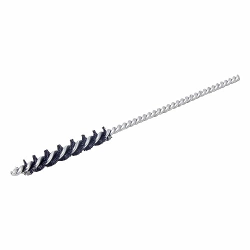 Image of Brush Research 83 Series Tube Brush-Cut For Power, .250 inch Brush Diameter, 6-12 Nylon .008 inch Wire Fill, 1.5 inch Brush Length, 4.5 inch Overall Length, Made in USA