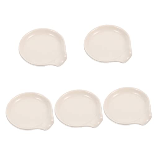KICHOUSE 5 Pçs Descanso De Colher De Silicone Suporte De Colher De Silicone Espátula De Silicone Pra