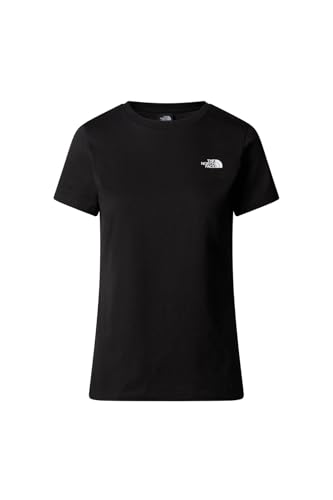 The North Face NF0A87NHJK3 W S/S Simple Dome Slim Tee T-Shirt Donna TNF Black Taglia M